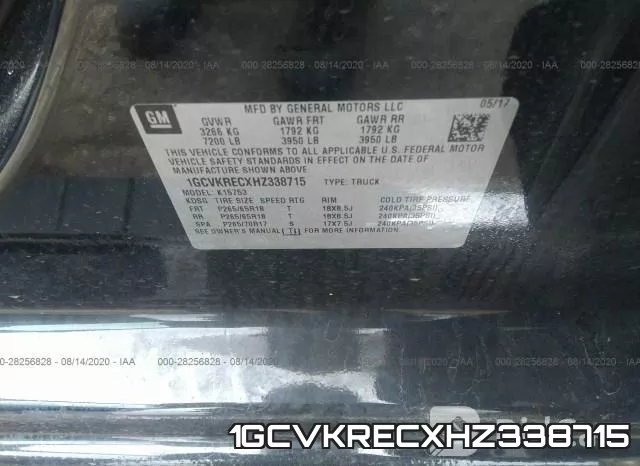 1GCVKRECXHZ338715