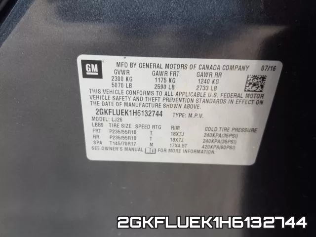 2GKFLUEK1H6132744