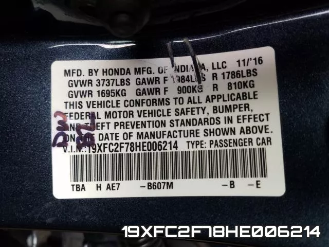 19XFC2F78HE006214