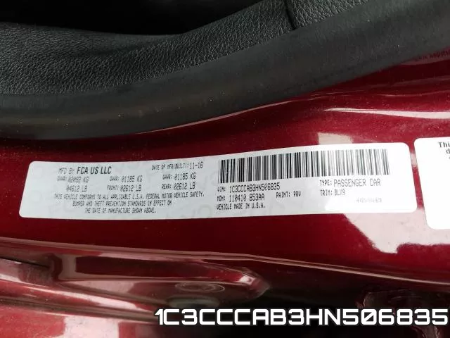 1C3CCCAB3HN506835