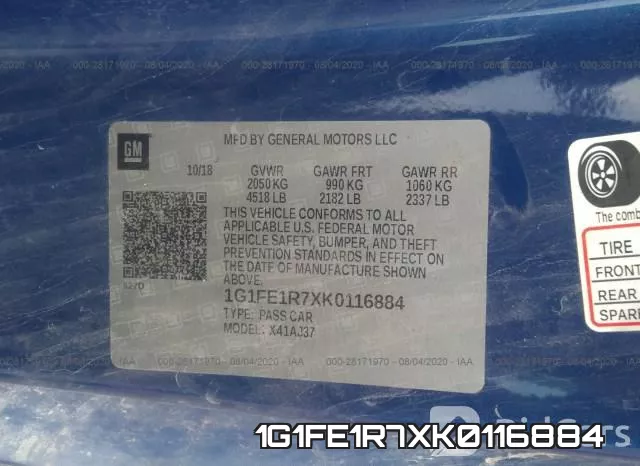 1G1FE1R7XK0116884