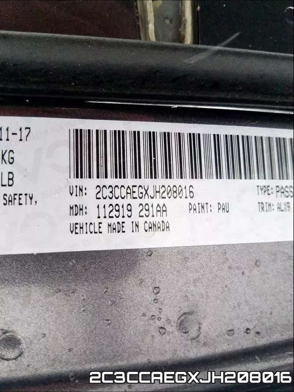 2C3CCAEGXJH208016