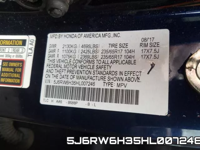 5J6RW6H35HL007246