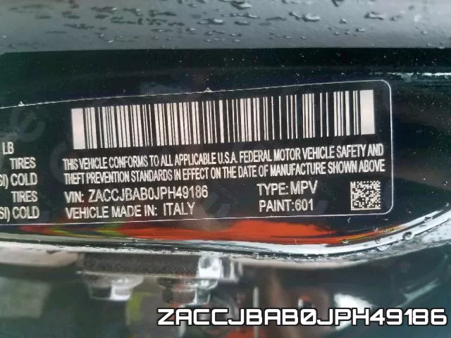 ZACCJBAB0JPH49186
