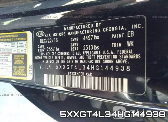 5XXGT4L34HG144938