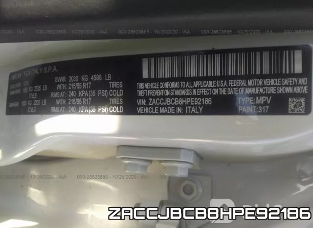 ZACCJBCB8HPE92186