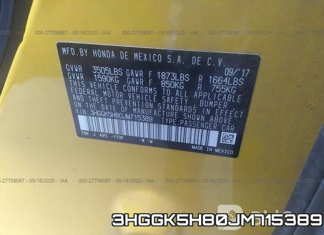 3HGGK5H80JM715389