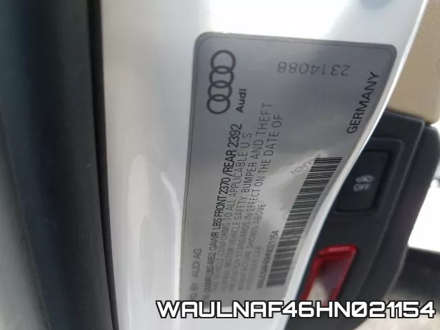 WAULNAF46HN021154