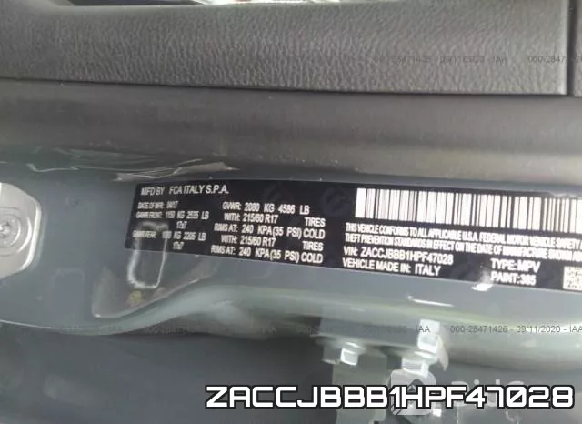 ZACCJBBB1HPF47028
