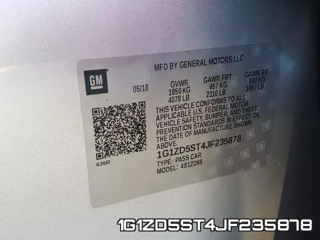 1G1ZD5ST4JF235878