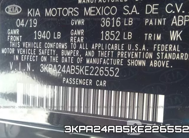 3KPA24AB5KE226552