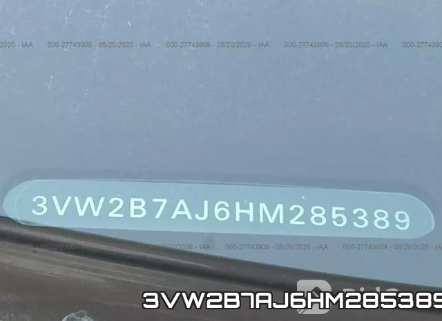 3VW2B7AJ6HM285389