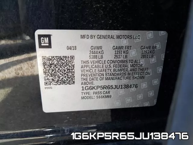 1G6KP5R65JU138476