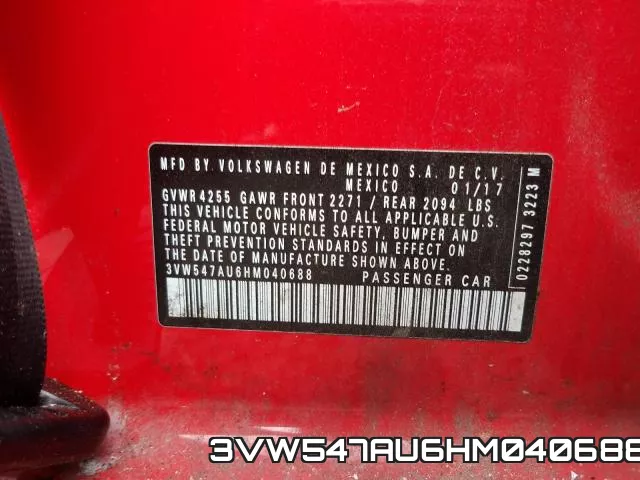 3VW547AU6HM040688