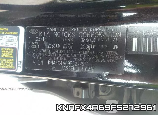 KNAFX4A69F5272961