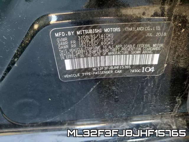 ML32F3FJ8JHF15765