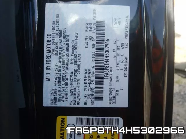 1FA6P8TH4H5302966