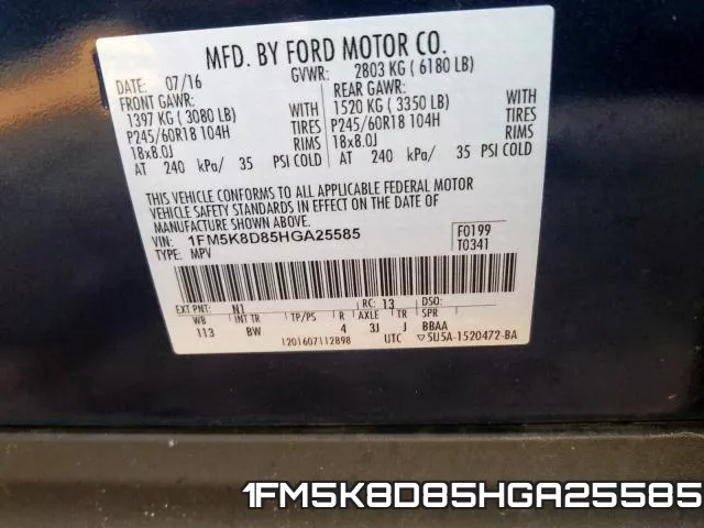 1FM5K8D85HGA25585