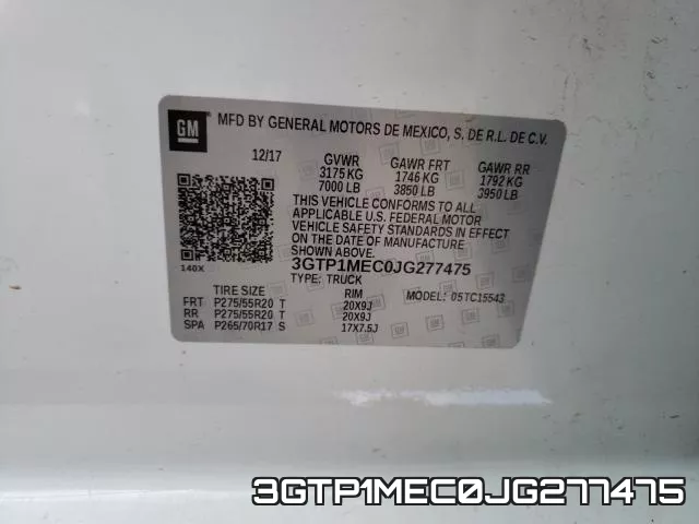 3GTP1MEC0JG277475