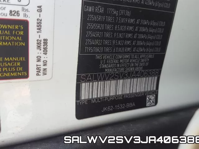 SALWV2SV3JA406388