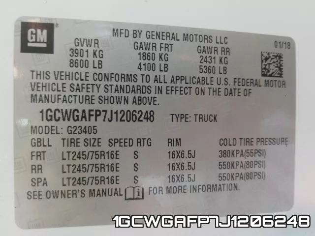 1GCWGAFP7J1206248
