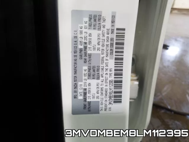 3MVDMBEM8LM112395
