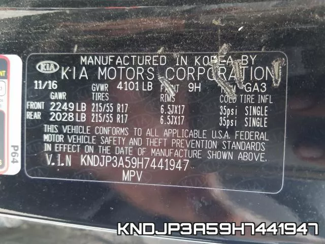 KNDJP3A59H7441947