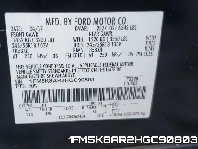 1FM5K8AR2HGC90803