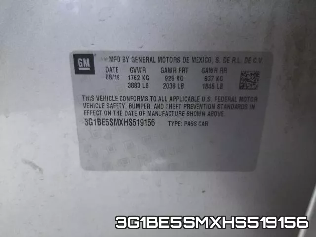 3G1BE5SMXHS519156