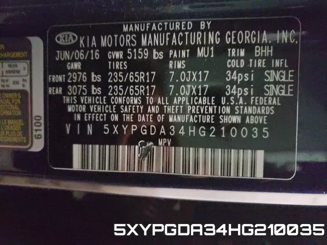5XYPGDA34HG210035
