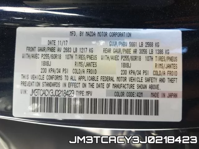 JM3TCACY3J0218423