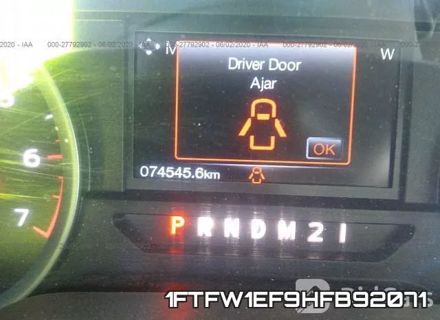 1FTFW1EF9HFB92071