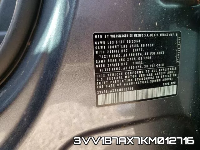 3VV1B7AX7KM012716