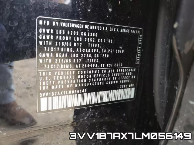 3VV1B7AX7LM056149