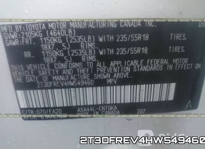 2T3DFREV4HW549460
