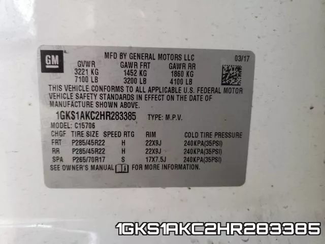 1GKS1AKC2HR283385