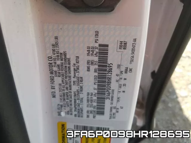 3FA6P0D98HR128695