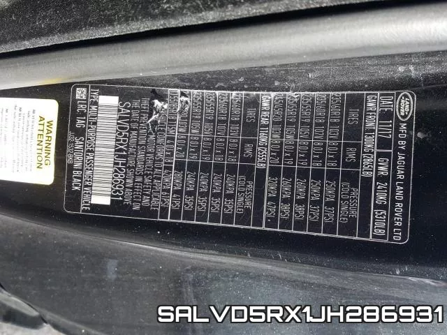 SALVD5RX1JH286931