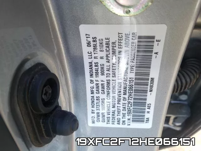 19XFC2F72HE066151