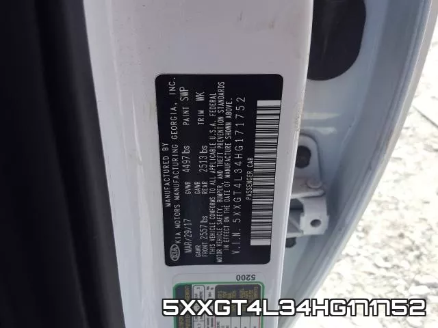 5XXGT4L34HG171752