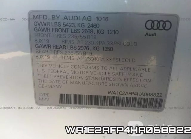 WA1C2AFP4HA068822
