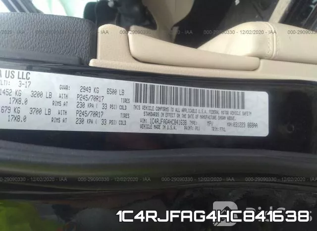 1C4RJFAG4HC841638
