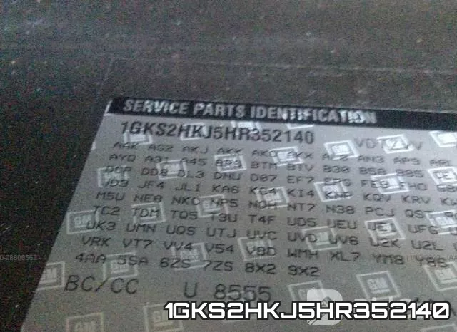 1GKS2HKJ5HR352140