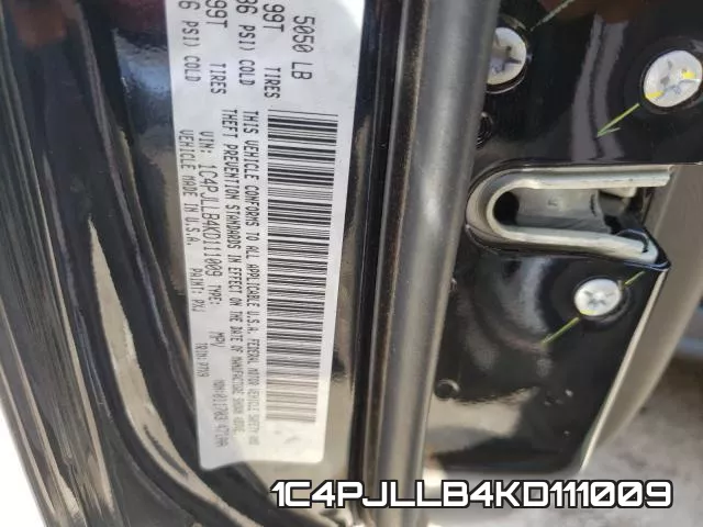 1C4PJLLB4KD111009