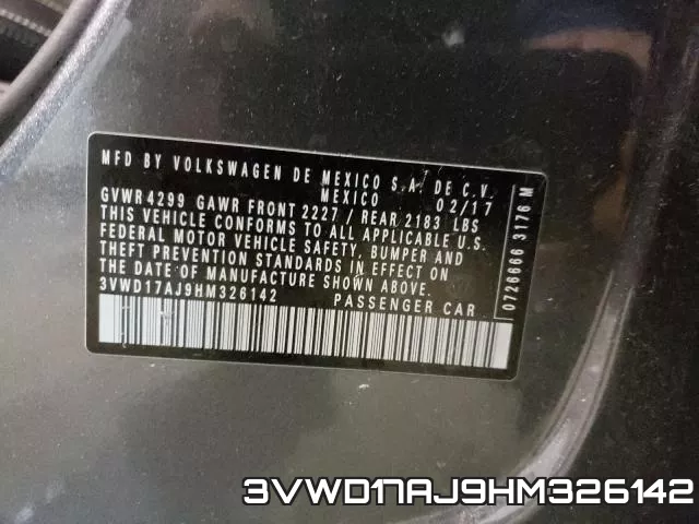 3VWD17AJ9HM326142