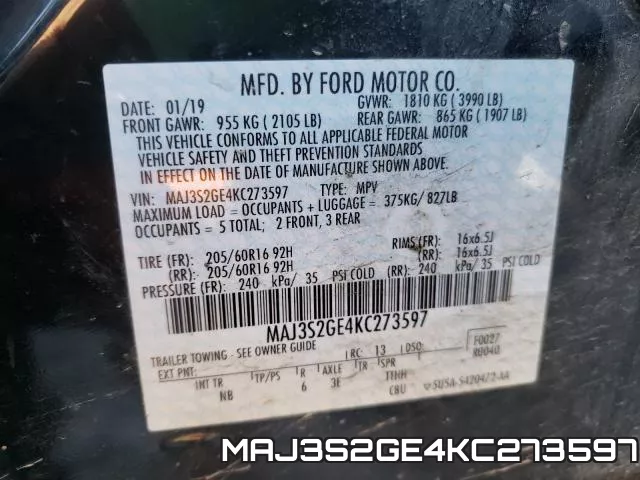 MAJ3S2GE4KC273597