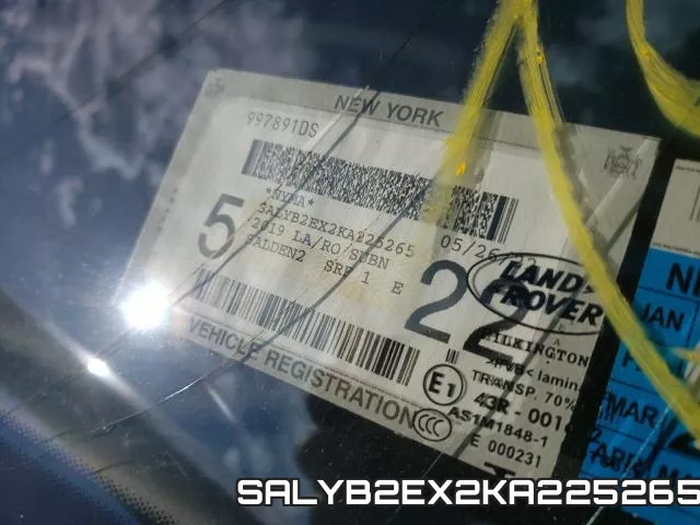 SALYB2EX2KA225265