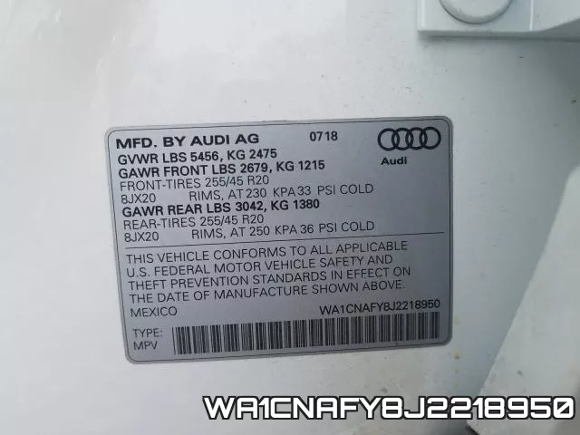 WA1CNAFY8J2218950
