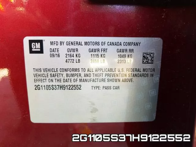 2G1105S37H9122552