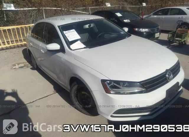 3VW167AJ0HM290538